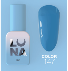 Гель-лак Luna Color №147 блакитний, 8 мл