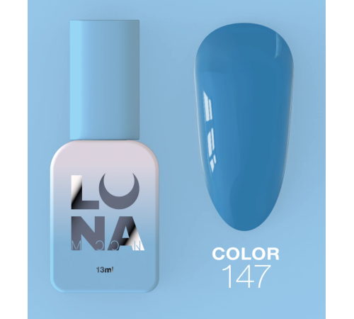 Гель-лак Luna Color №147 блакитний, 8 мл