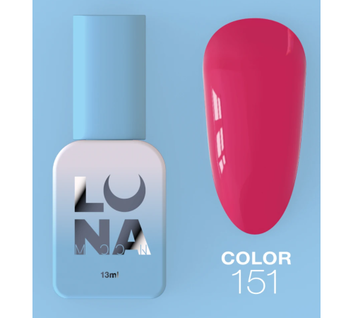 Гель-лак Luna Color №151 неоново-рожевий, 13 мл