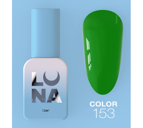Гель-лак Luna Color №153 зелений, 13 мл