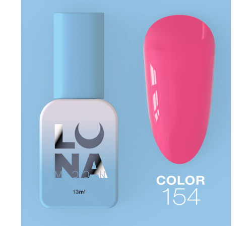Гель-лак Luna Color №154 рожевий барбі, 13 мл