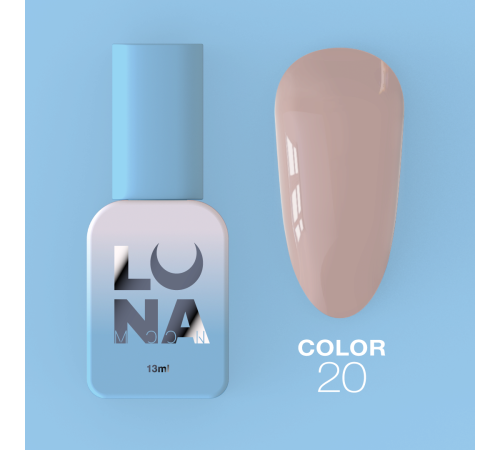 Гель-лак Luna Color №20 пудровий какао, 13 мл