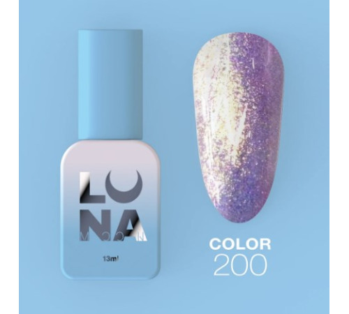 Гель-лак Luna Color №200 фіолетовий, 13 мл