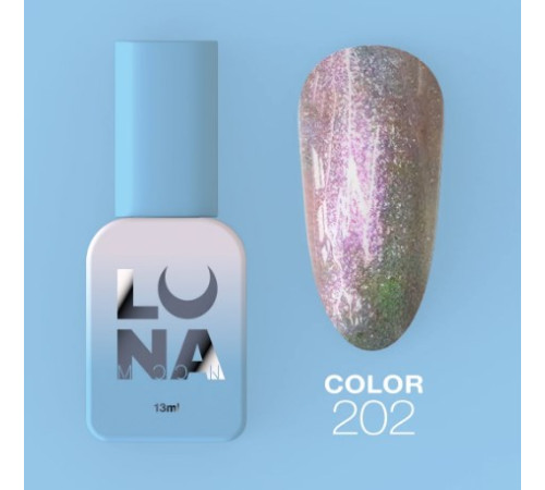 Гель-лак Luna Color №202 рожевий, 13 мл