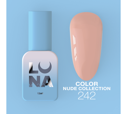 Gel polish Luna Color No. 242 beige, 13 ml