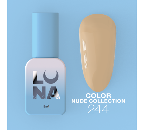 Гель-лак Luna Color №244 світлий коричневий, 13 мл