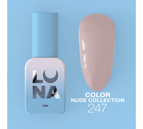 Гель-лак Luna Color №247 темний пурпурний, 8 мл