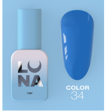 Гель-лак Luna Color №34 кобальтовий, 8 мл