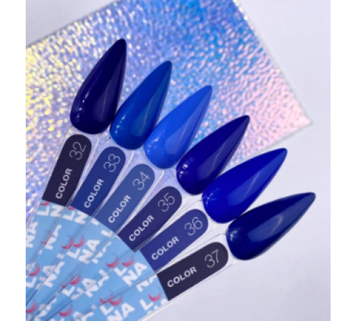 Гель-лак Luna Color №34 кобальтовий, 8 мл