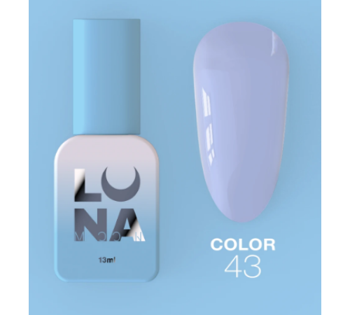 Гель-лак Luna Color №43 лавандовий, 8 мл