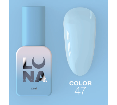 Гель-лак Luna Color №47 ніжно-блакитний, 8 мл