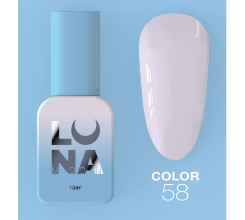 Гель-лак Luna Color №58 ніжно-фіалковий, 8 мл