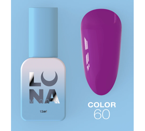 Гель-лак Luna Color №60 якравий фіолетовий, 13 мл