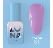 Гель-лак Luna Color №61 ніжно-фіолетовий, 8 мл