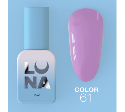 Гель-лак Luna Color №61 ніжно-фіолетовий, 8 мл