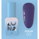 Гель-лак Luna Color №63 фіолетовий, 13 мл