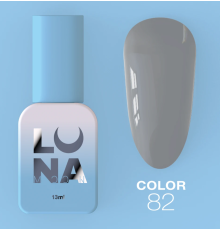 Гель-лак Luna Color №82 світло-сірий, 8 мл