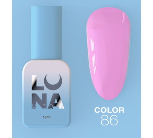 Гель-лак Luna Color №86 рожевий, 8 мл