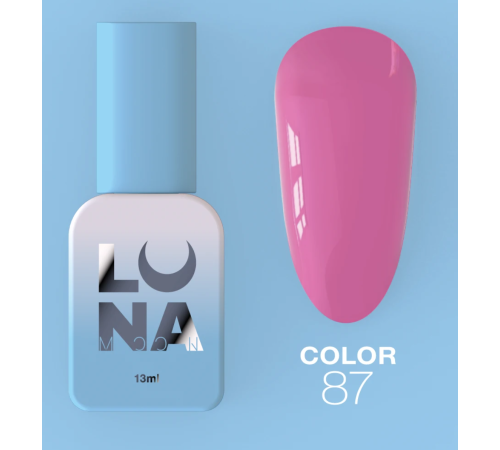 Гель-лак Luna Color №87 теплий рожевий, 13 мл