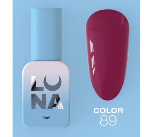 Гель-лак Luna Color №89 пурпурний, 8 мл