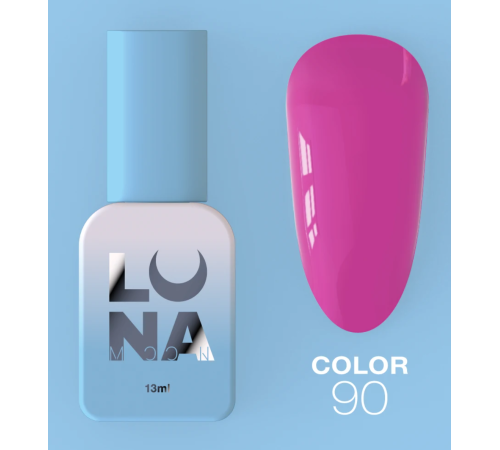 Гель-лак Luna Color №90 фуксія, 8 мл