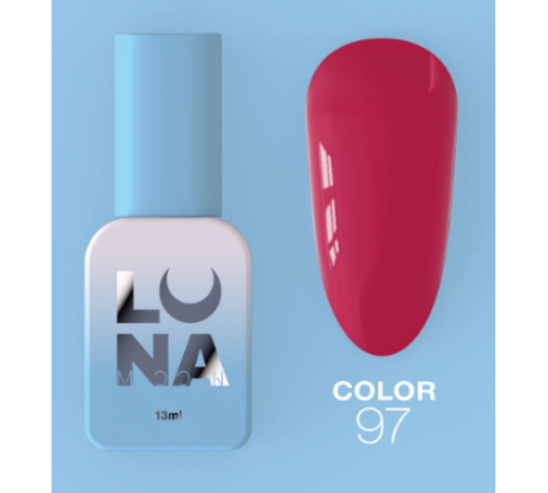 Гель-лак Luna Color №97 малиново-кораловий, 8 мл