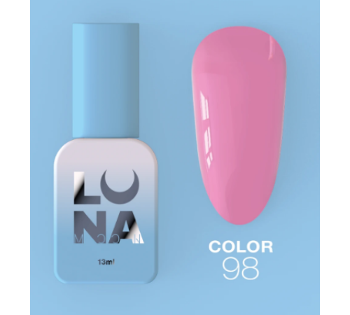 Гель-лак Luna Color №98 попелясто-рожевий, 8 мл