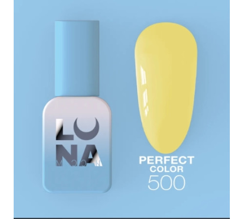 Гель-лак Luna Perfect Color №500, лимонний, 8 мл
