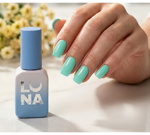 Гель-лак Luna Perfect Color №504, м'ятний, 8 мл