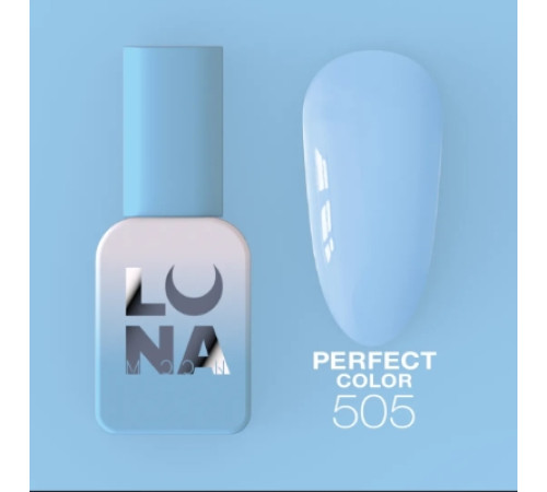 Гель-лак Luna Perfect Color №505, блакитний, 8 мл