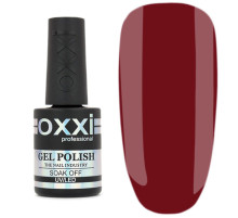 Oxxi gel polish No. 005, deep dark red, 10 ml