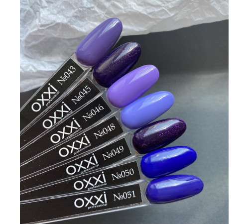 Гель-лак Oxxi № 050, королівський синій, 10 мл