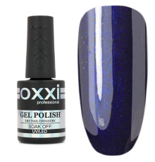 Гель-лак Oxxi № 054, темний фіолетовий з блакитним мікроблиском, 10 мл