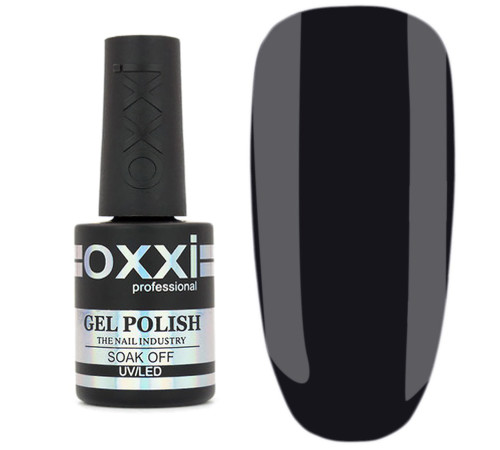 Oxxi gel polish No. 056, black, 10 ml