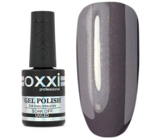 Oxxi gel polish No. 060, coffee with microgloss, 10 ml