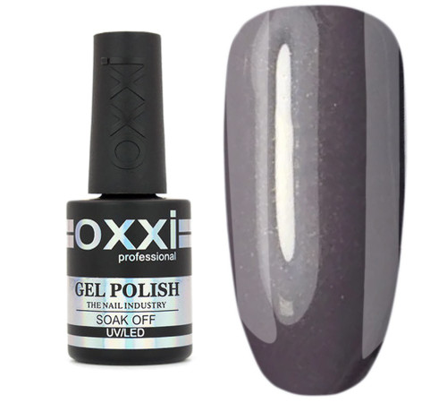 Oxxi gel polish No. 060, coffee with microgloss, 10 ml