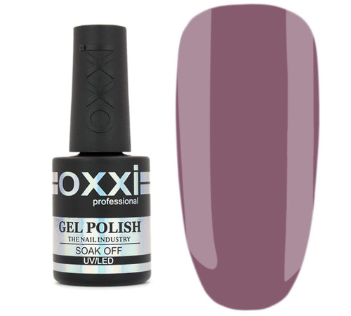 Oxxi gel polish No. 064, dark gray-pink, 10 ml