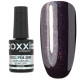 Oxxi gel polish No. 078, dark brown with micro-glitter, 10 ml