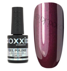 Oxxi gel polish No. 084, marsala with micro-shine, 10 ml