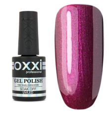 Oxxi gel polish No. 086, fuchsia pink with microglitter, 10 ml