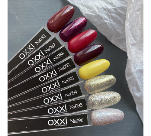 Oxxi gel polish No. 088, dark red-raspberry, 10 ml