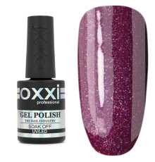 Oxxi gel polish No. 090, dark pink with microglitter, 10 ml