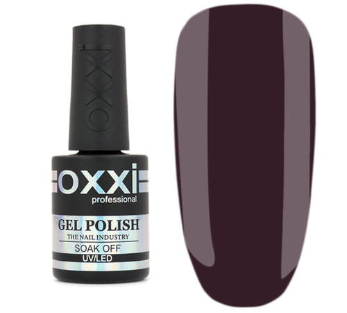 Oxxi gel polish No. 092, dark red-brown, 10 ml