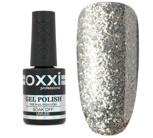 Oxxi gel polish No. 095, silver, 10 ml