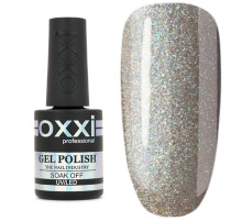 Oxxi gel polish No. 096, light beige with small sparkles, 10 ml