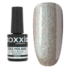 Oxxi gel polish No. 096, light beige with small sparkles, 10 ml