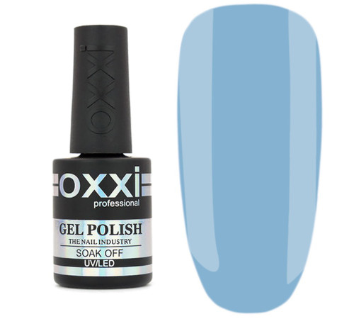 Гель-лак Oxxi № 106, блакитний, 10 мл
