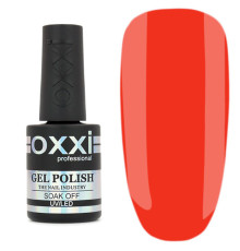Гель-лак Oxxi № 112, яскравий червоно-жовтогарячий, 10 мл
