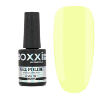 Oxxi gel polish No. 127 light lemon enamel, 10 ml