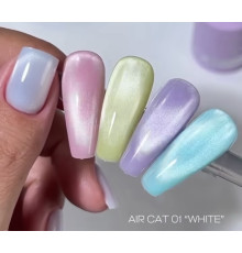 Oxxi gel polish No01 Air cat white 10 ml